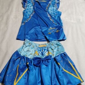 Superhero Costume Set in Blue and Yellow